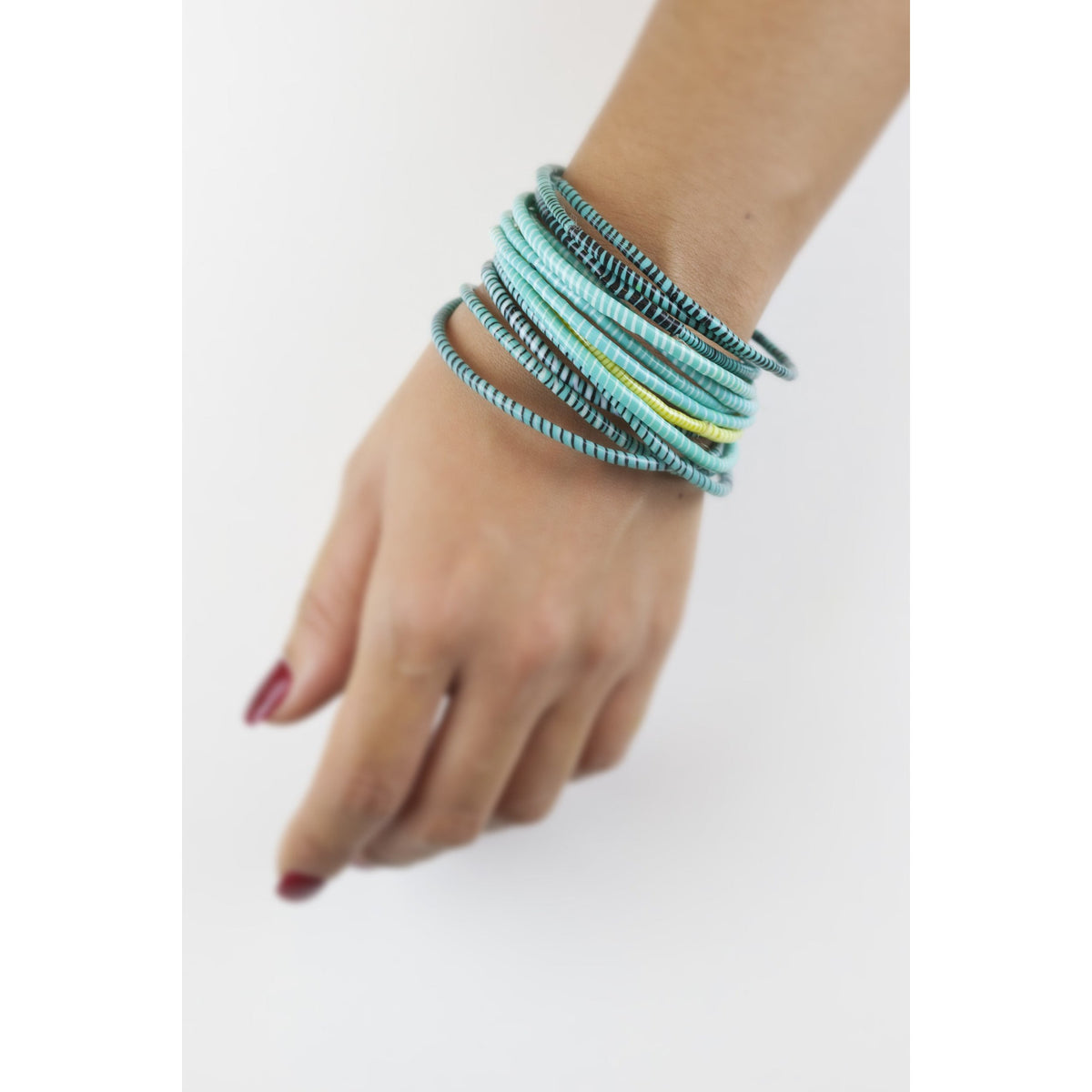 Bracelet Zèbre Plastique Recyclé - Mali